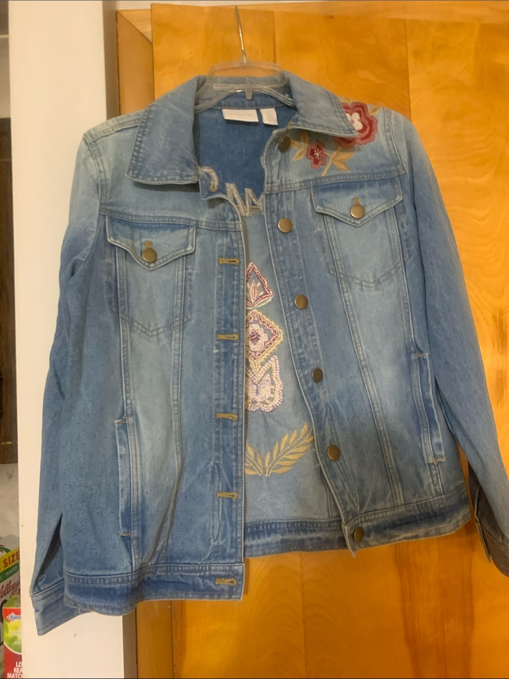 Blue Jean jacket. Tote 4